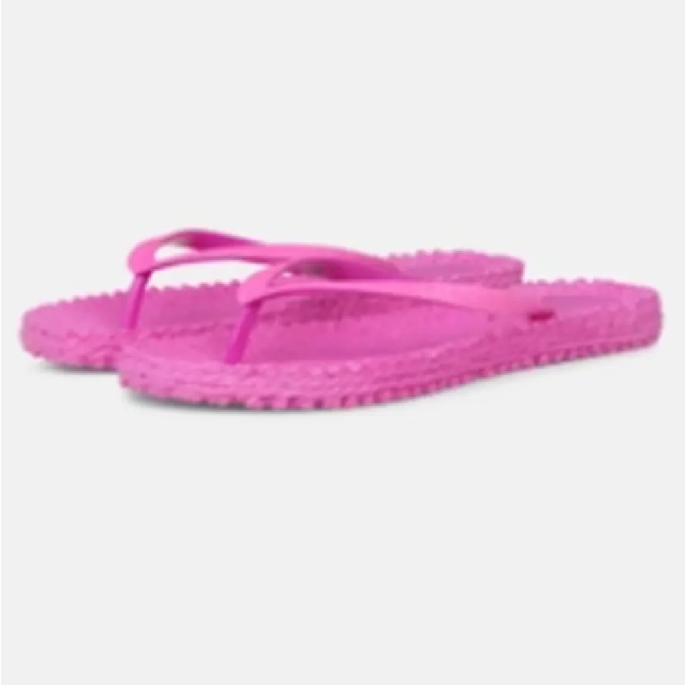 ILSE JACOBSEN HORNBÆK Hot Punk Air Rubber Flip Flops Size 7 EU 37